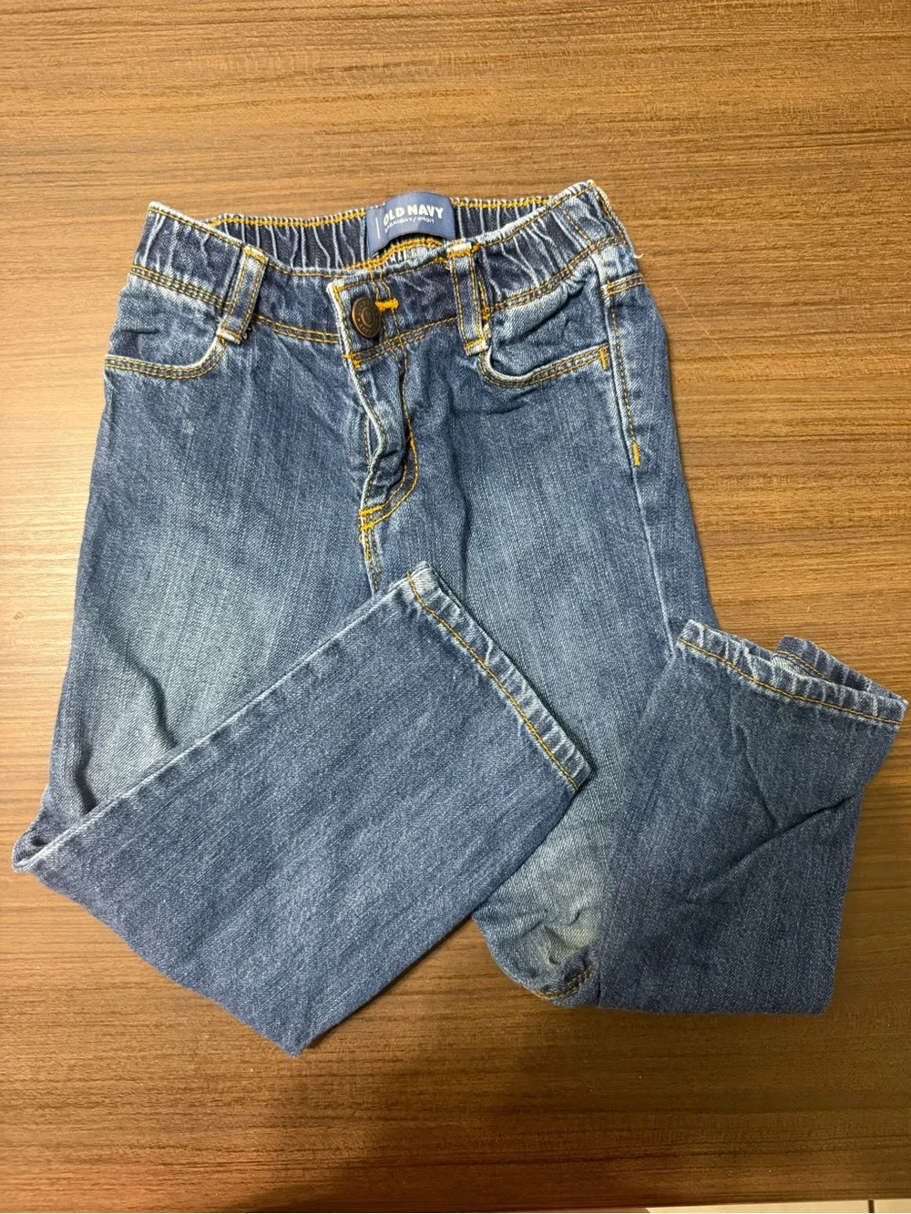 Old Navy Dark Blue Boys Straight Jeans